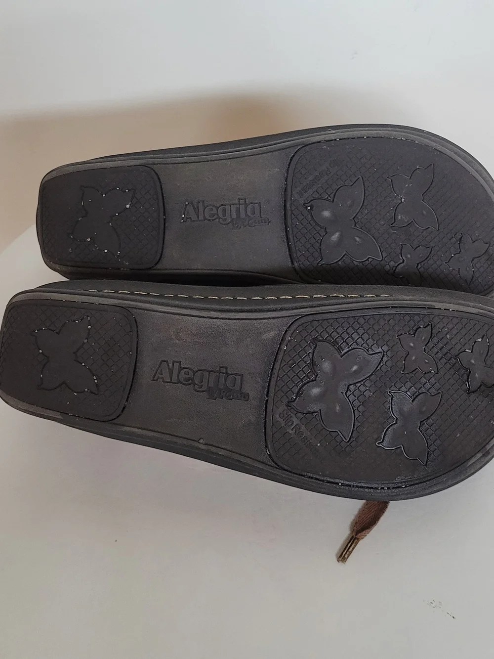 Alegria Floral Leather Lace-Up Platform Shoe - Picture 5 of 6